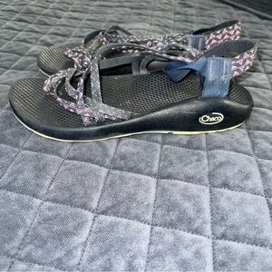 Chaco Strappy Sandals ZX /2  Womens 9 Blue Pink Hiking Sport Shoes